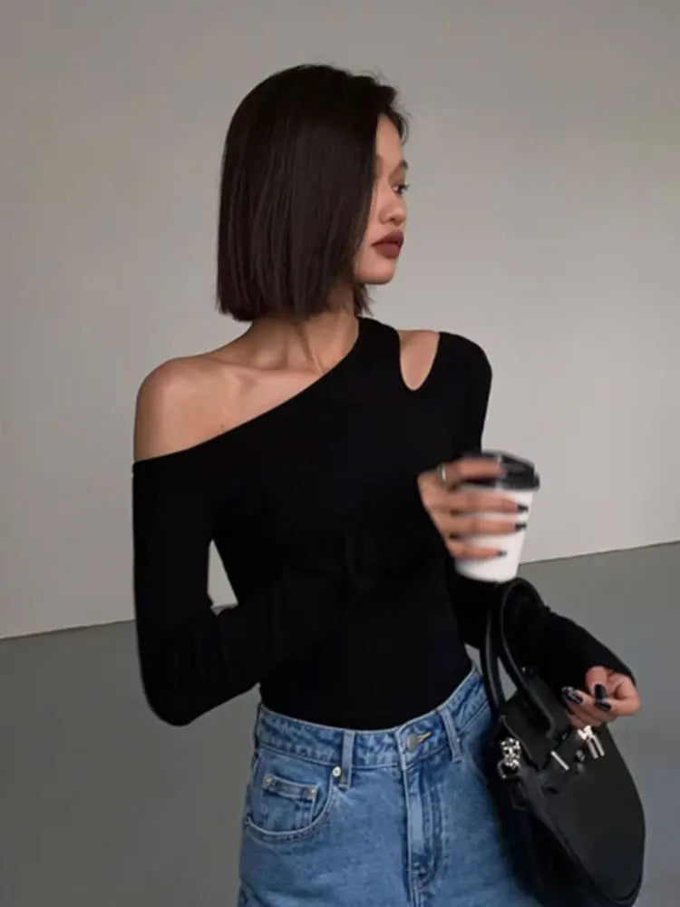 Fashion Off-shoulder T-shirts