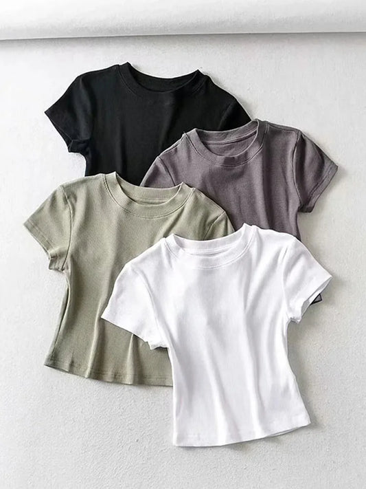 Summer Sexy O-neck T-shirt