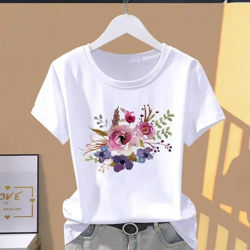 Fashion Casual Short Sleeve T-shirt