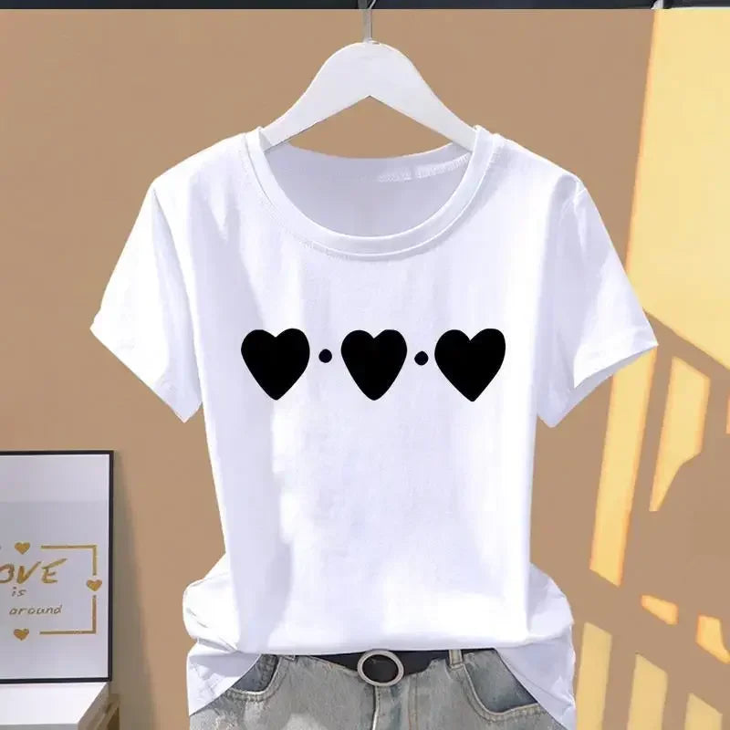 Fashion Casual Short Sleeve T-shirt
