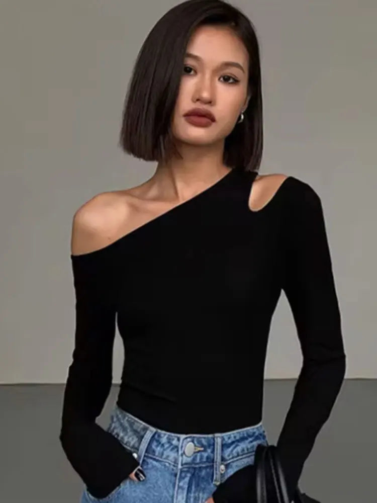 Fashion Off-shoulder T-shirts