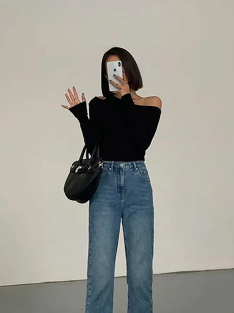 Fashion Off-shoulder T-shirts