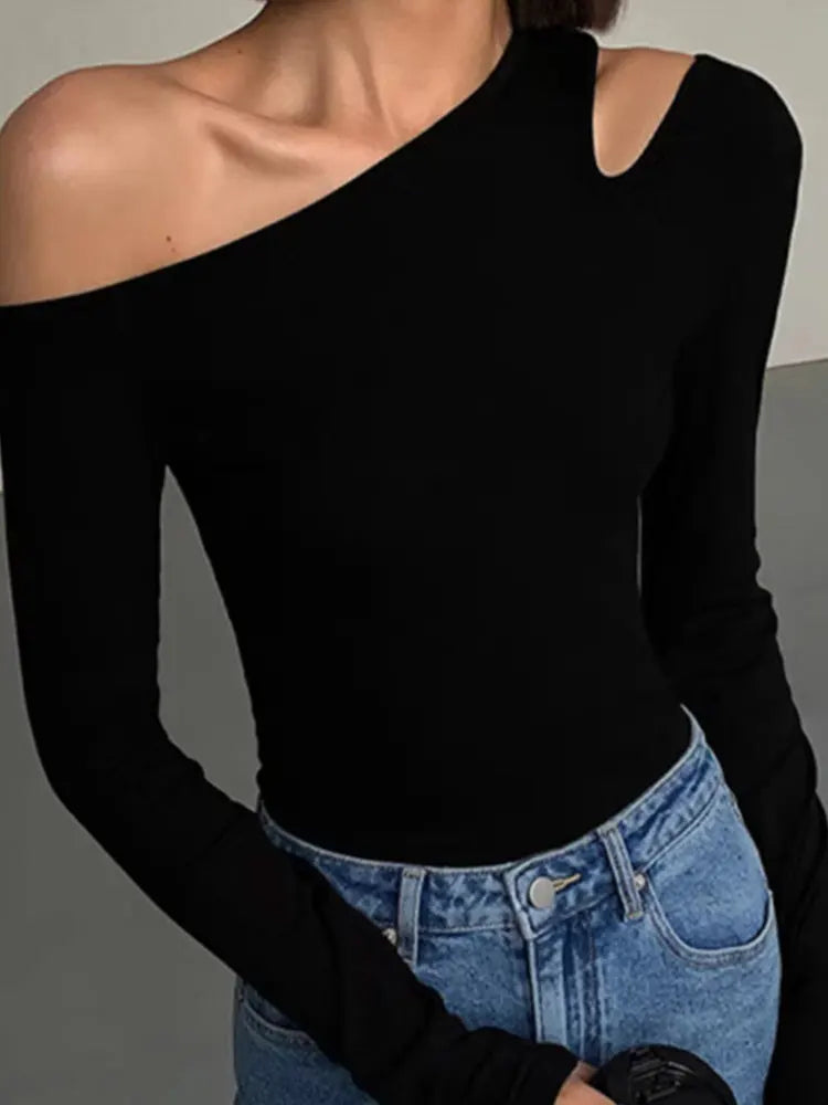 Fashion Off-shoulder T-shirts